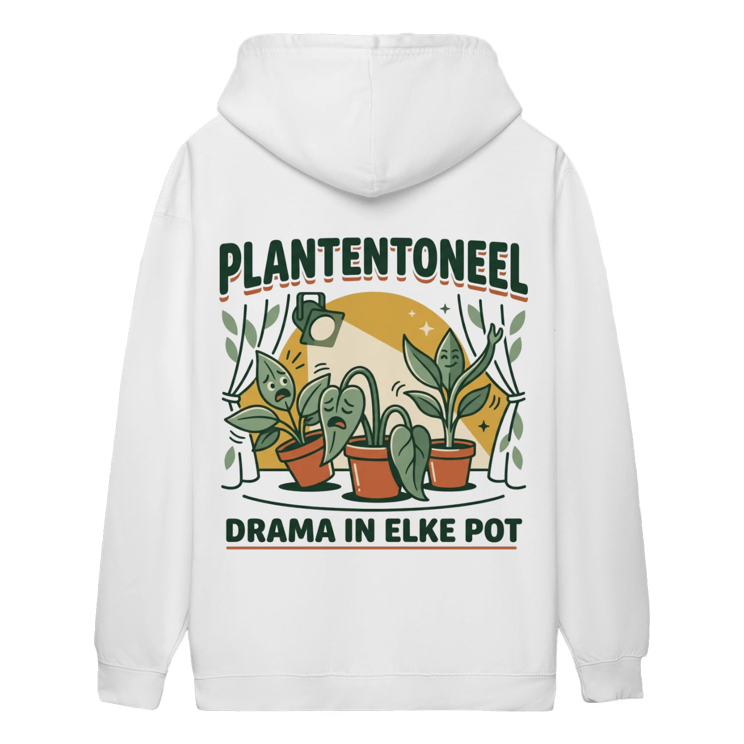 Kleine Jungle Club – Plantentoneel “Ik Heb Drama” Hoodie
