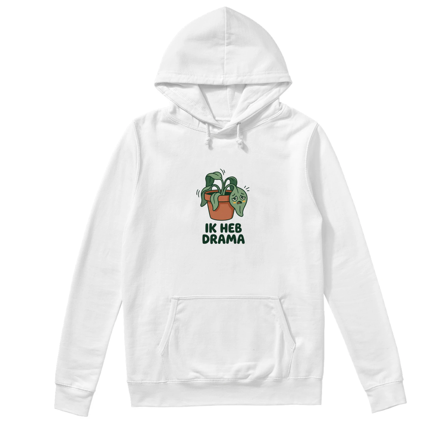 Kleine Jungle Club – Plantentoneel “Ik Heb Drama” Hoodie