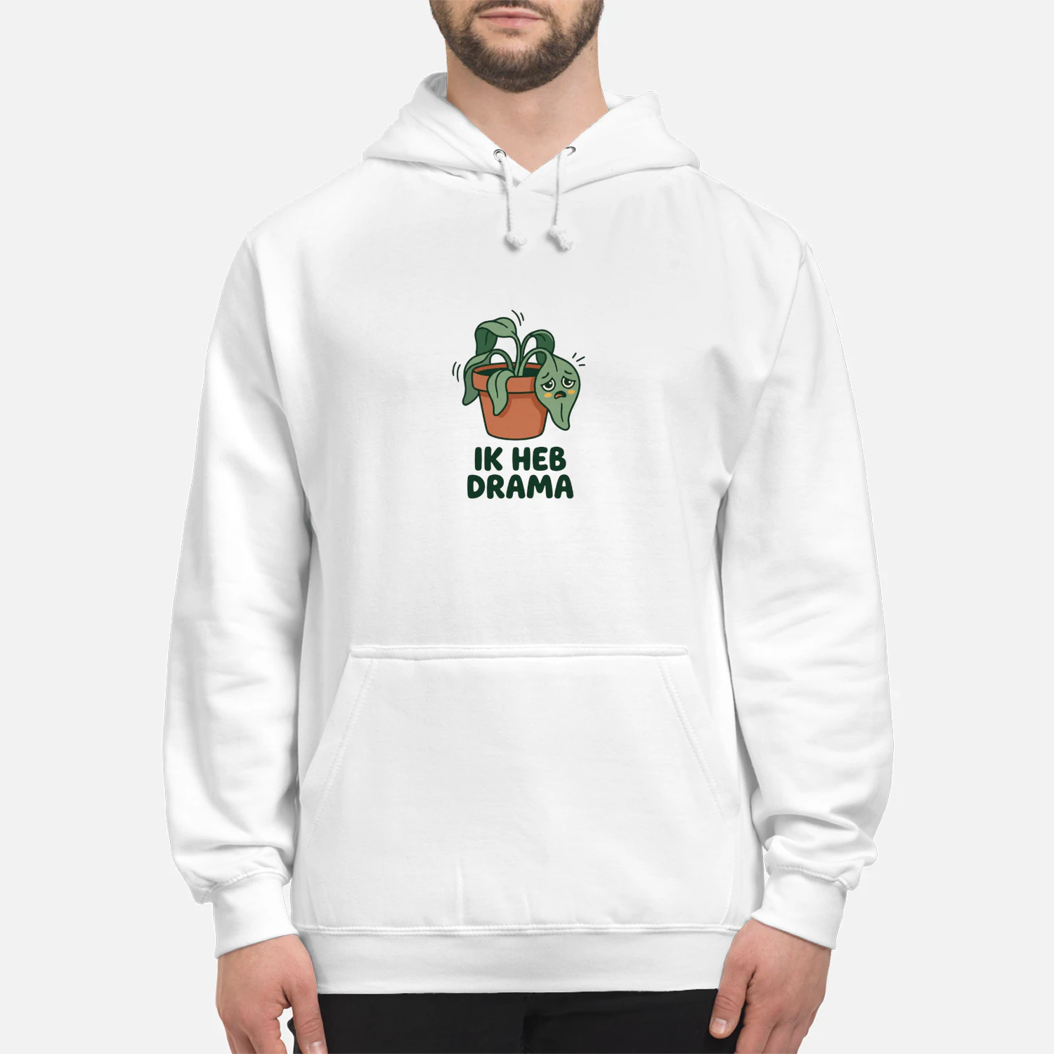 Kleine Jungle Club – Plantentoneel “Ik Heb Drama” Hoodie