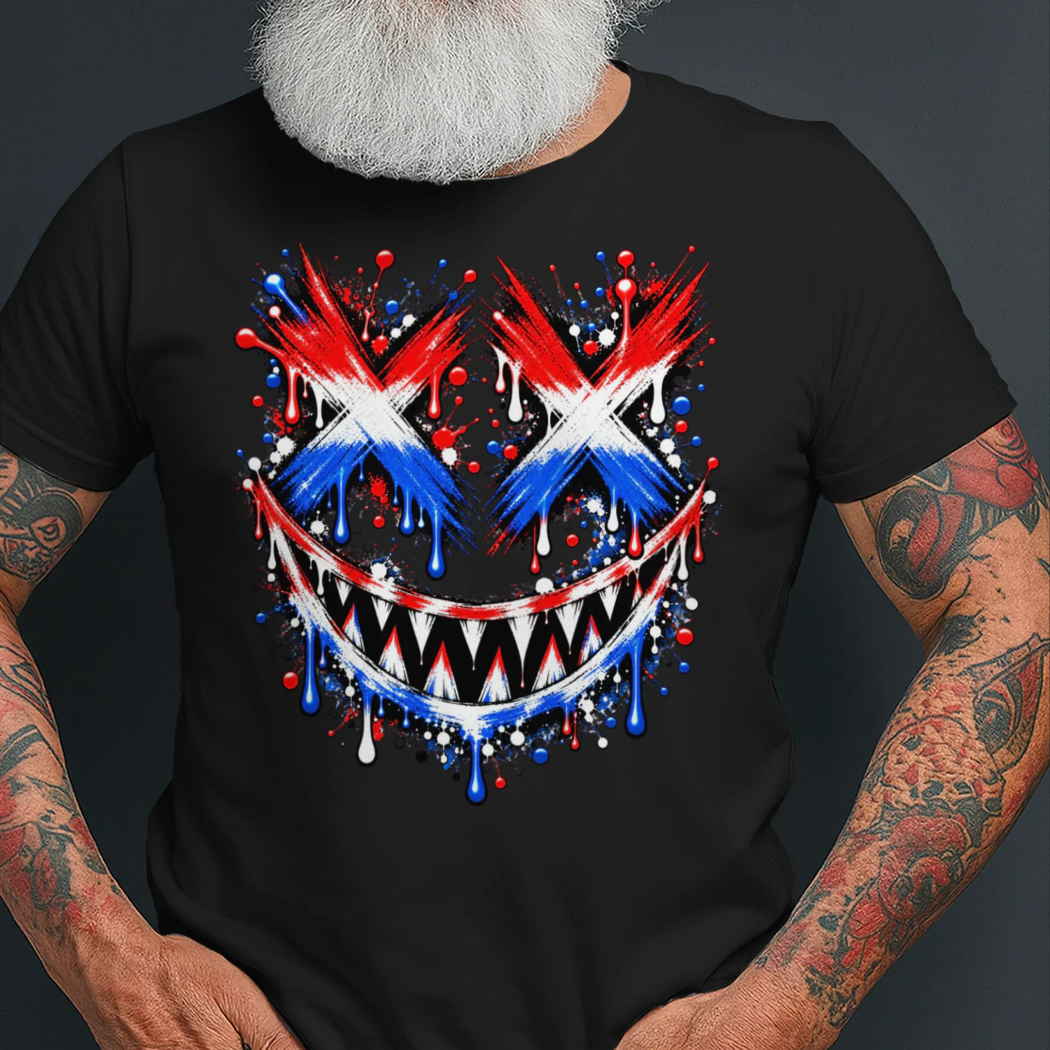  Dutch X-Eyes Graffiti Heren T-Shirt | Urban Streetwear | Nederlands Design | Gratis Verzending