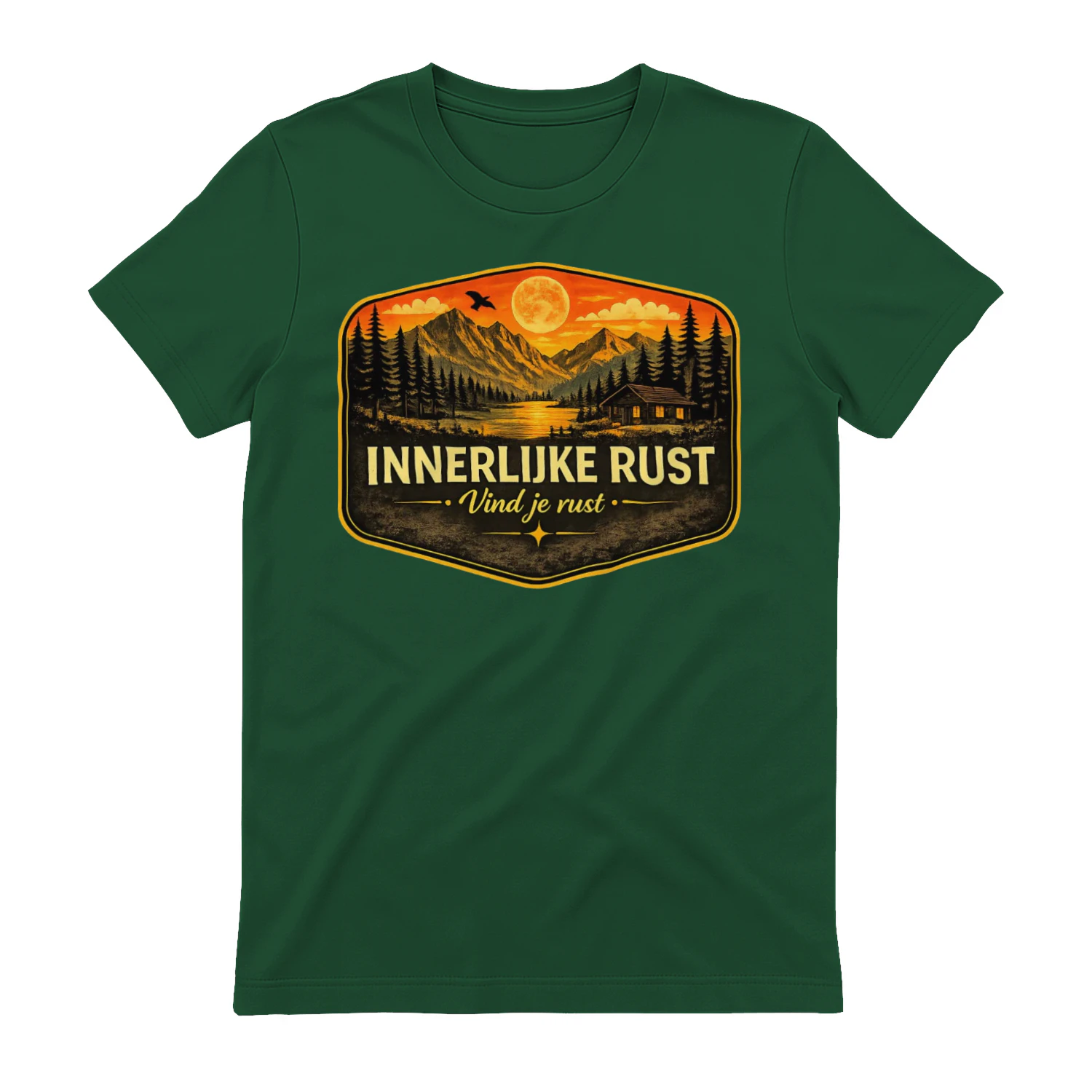 Vind Je Rust T-Shirt | Mindfulness & Natuur Cadeau