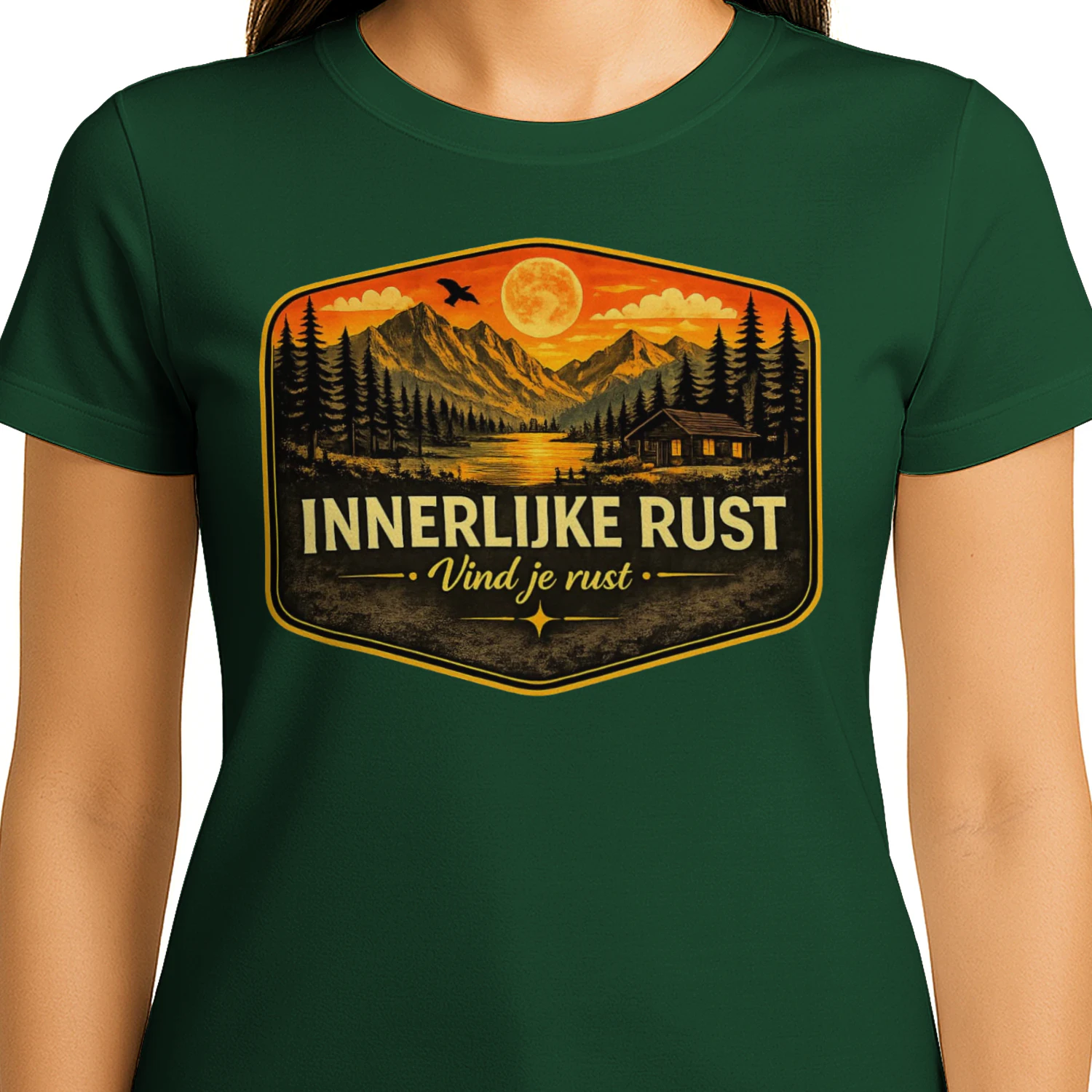 Vind Je Rust T-Shirt | Mindfulness & Natuur Cadeau