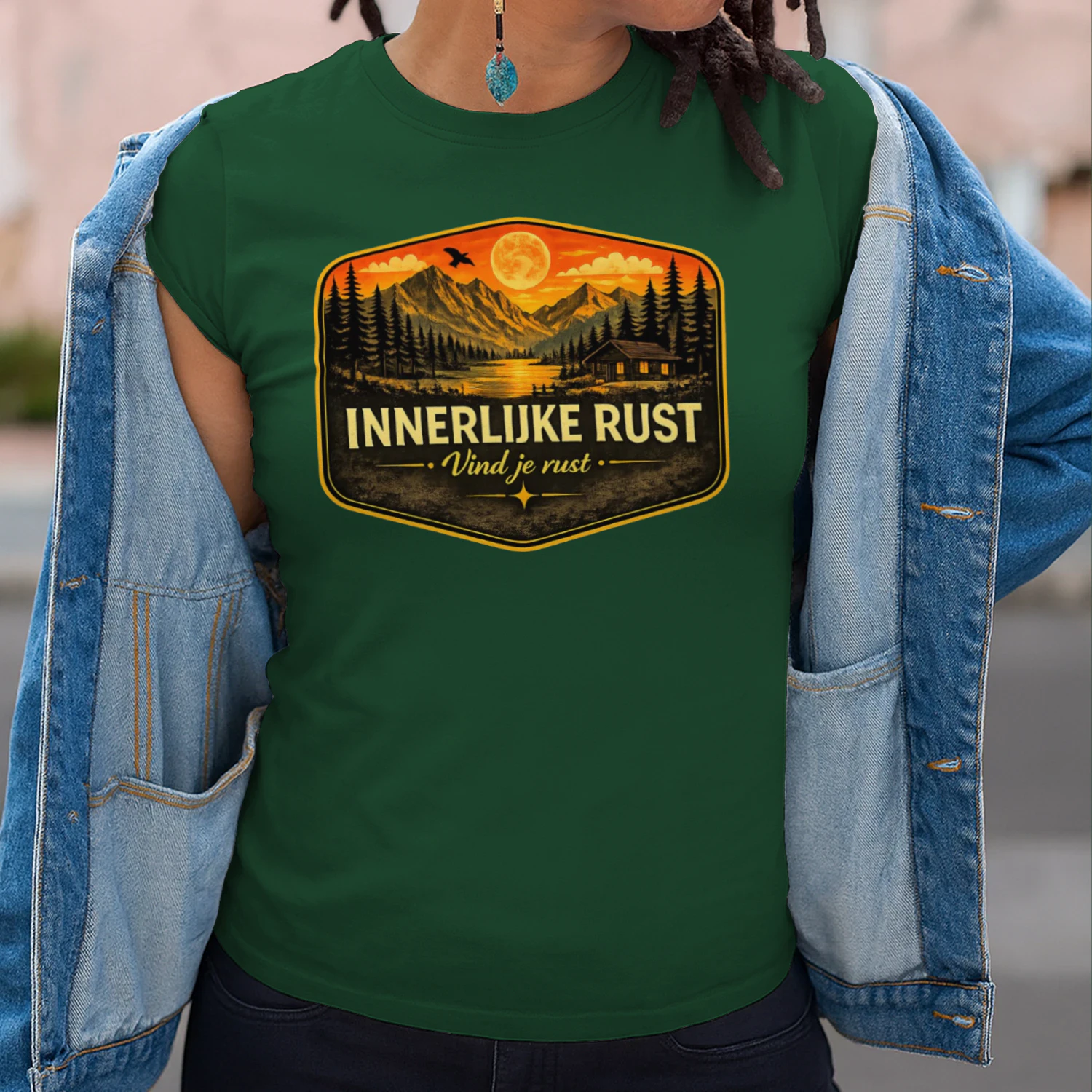 Vind Je Rust T-Shirt | Mindfulness & Natuur Cadeau