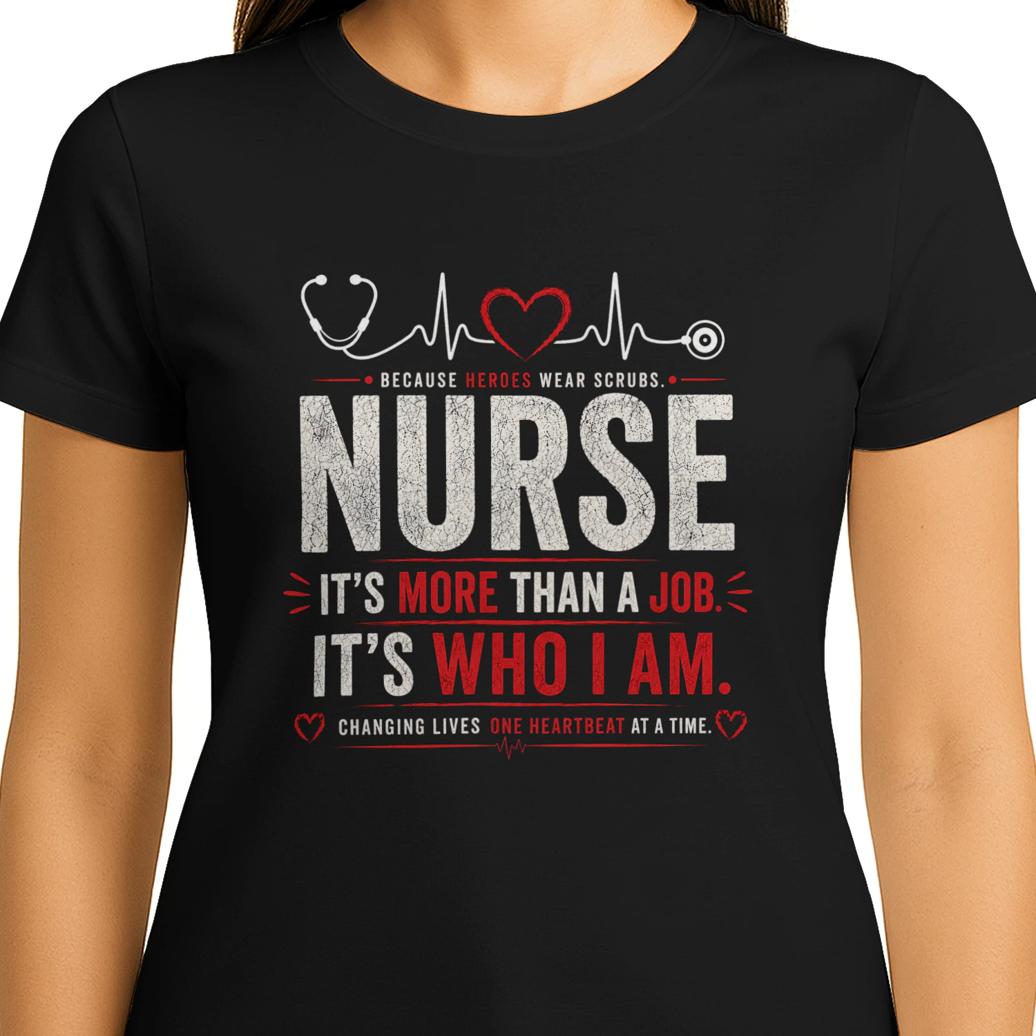  Nurse It's More Than A Job It's Who I Am Women's T-Shirt