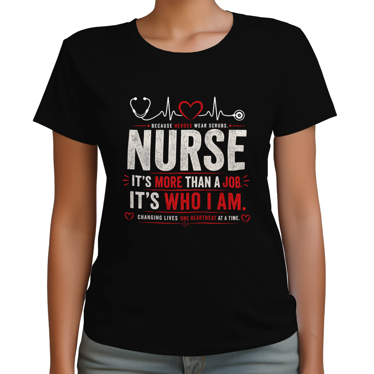  Nurse It's More Than A Job It's Who I Am Women's T-Shirt