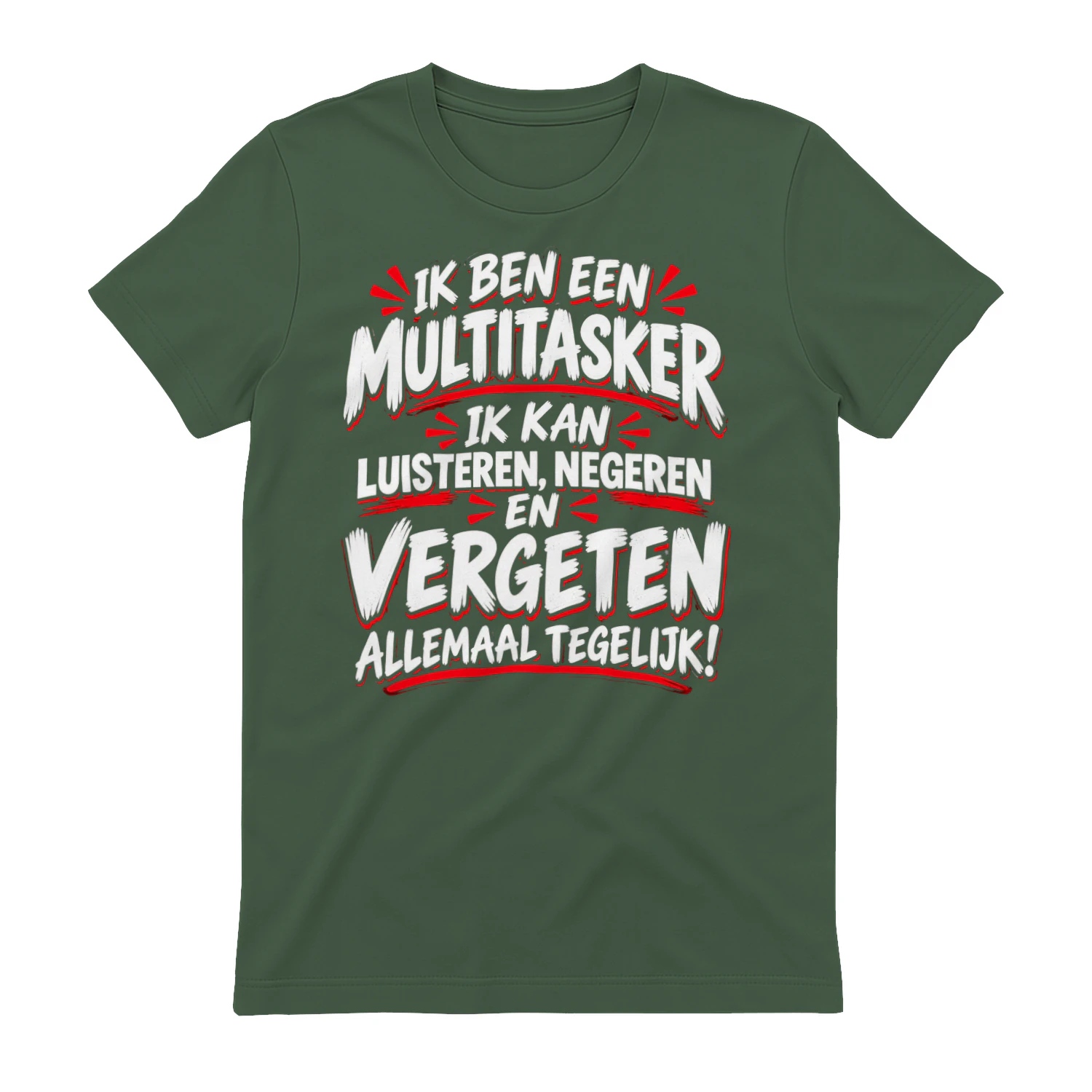 Ik Ben Een Multitasker T-shirt | Grappige Nederlandse Humor