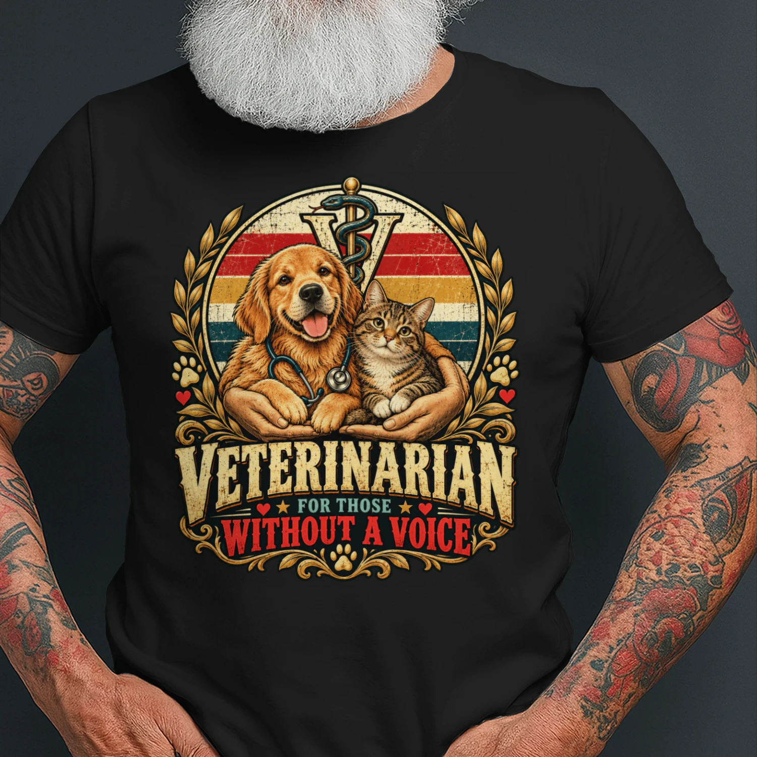 Veterinarian For Those Without A Voice T-Shirt