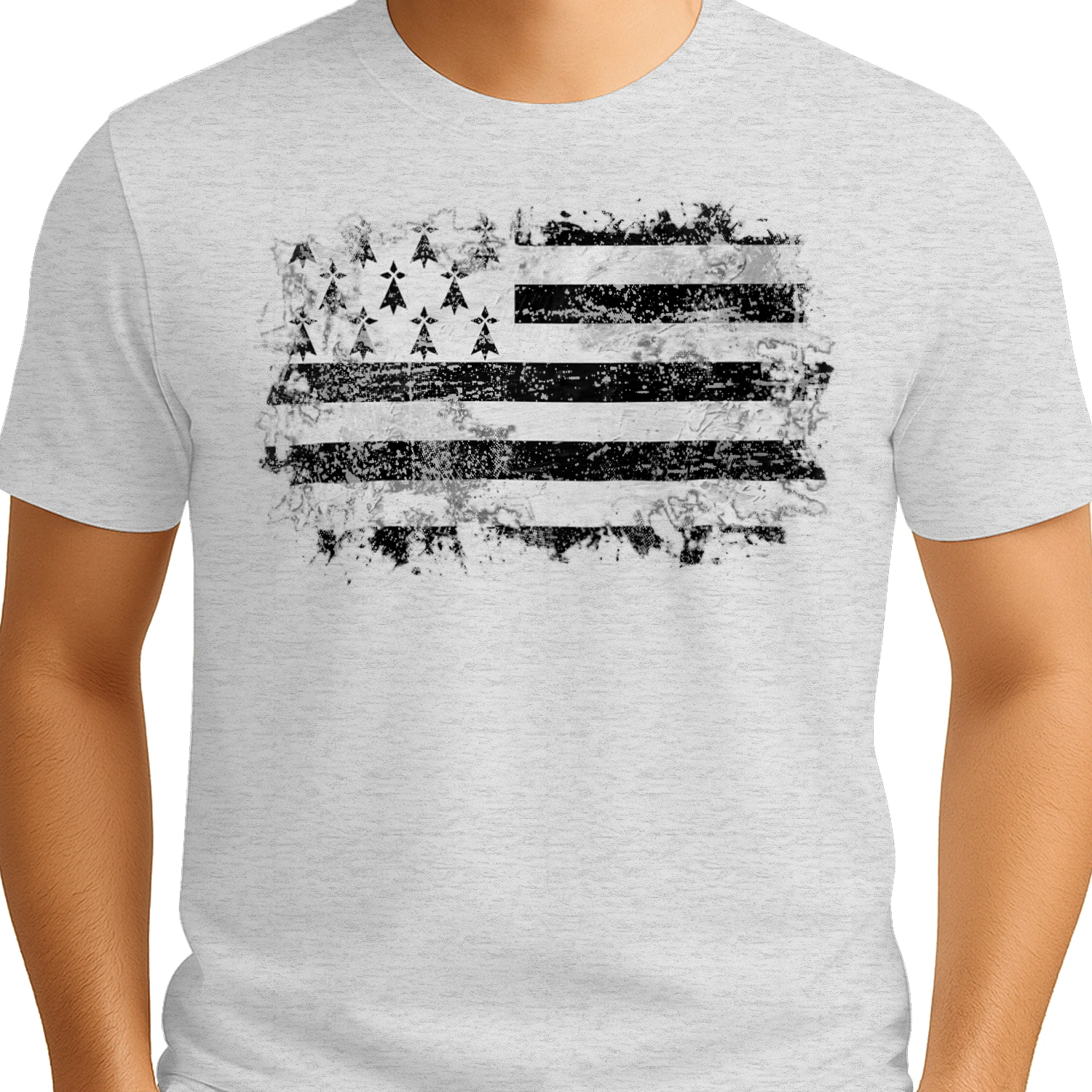 Drapeau Breton Vintage – Esprit Breizh, Style Rétro et Héritage de Bretagne