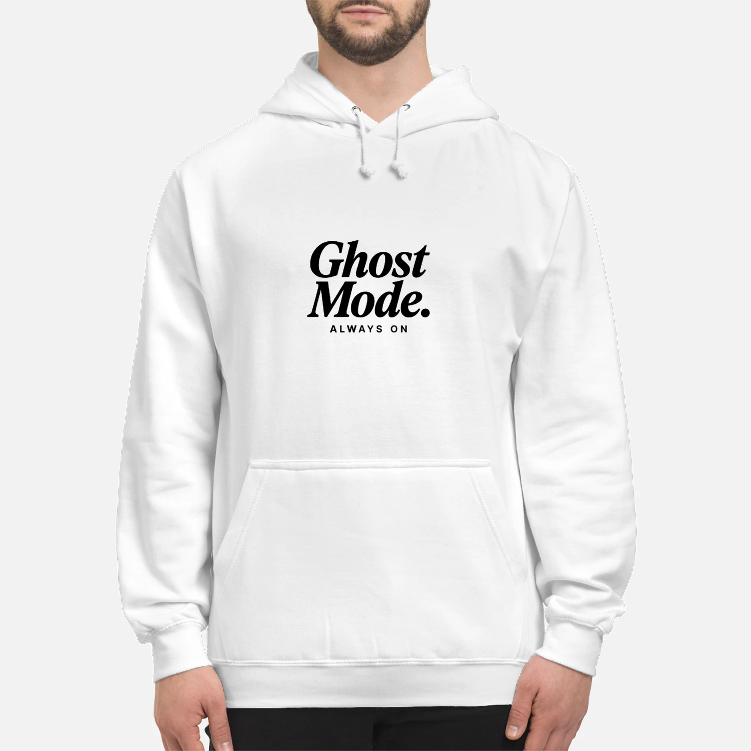 Ghost mode. Always on. Classic Unisex Hoodie