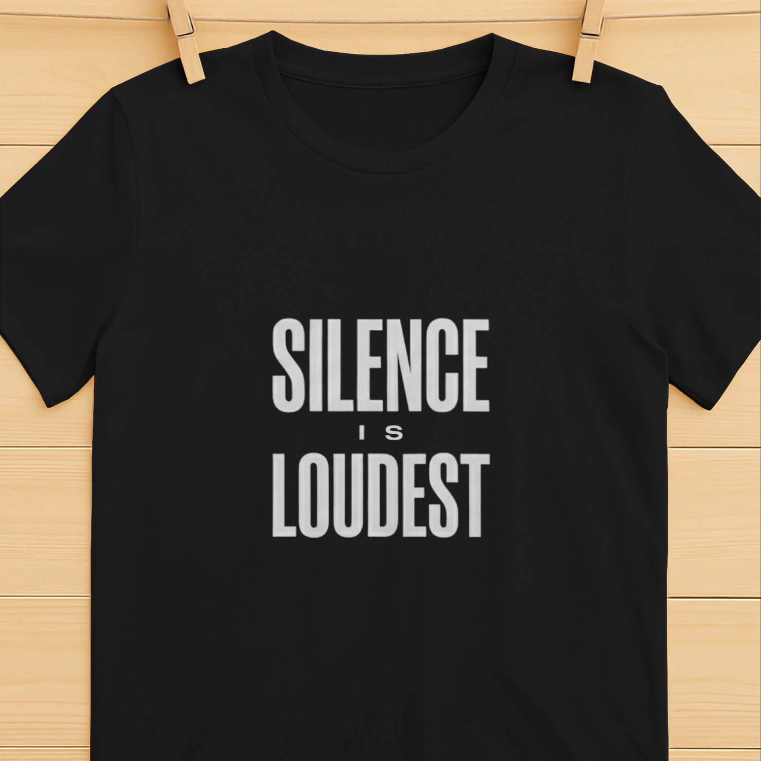 Silence is loudest Classic Unisex T-shirt