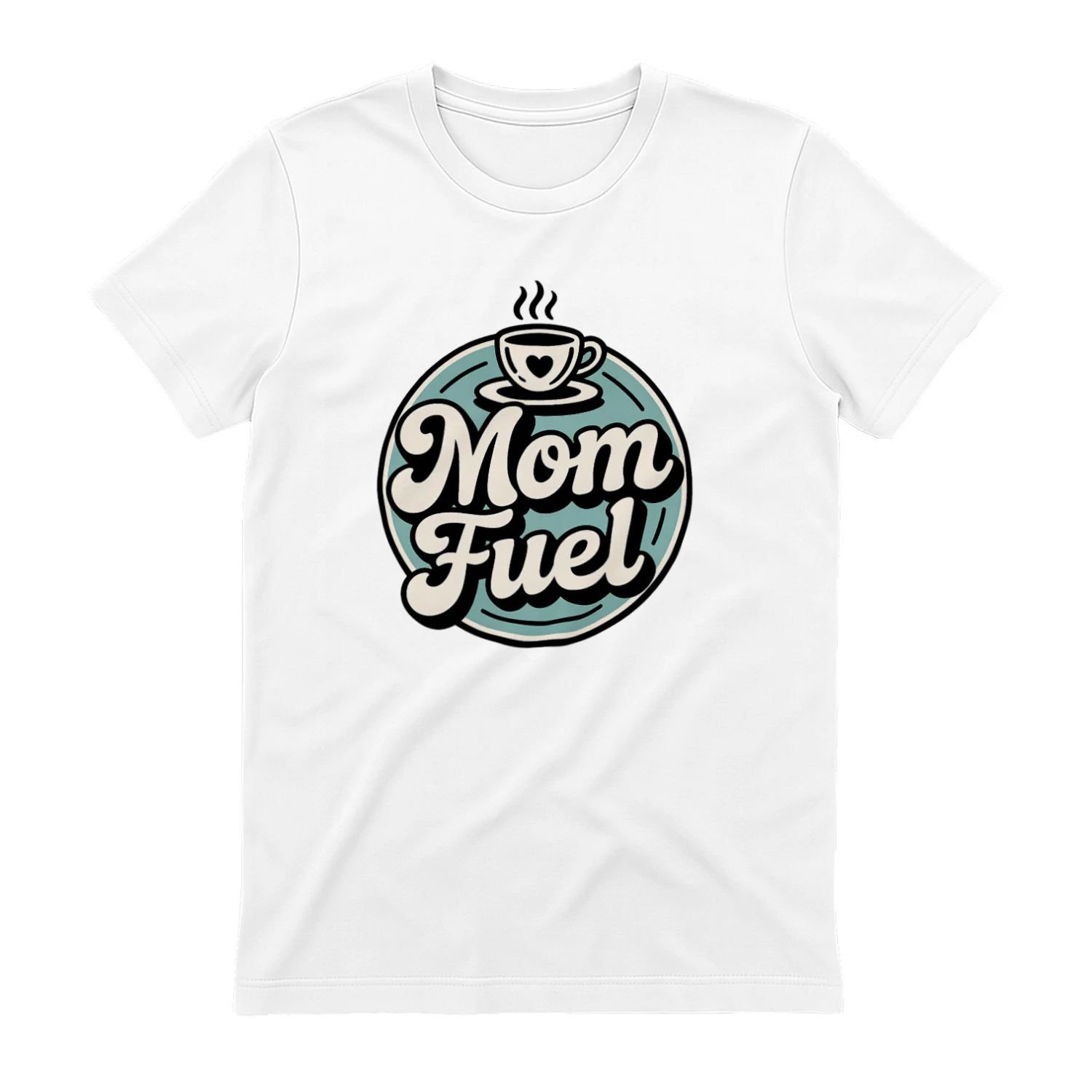 Mom Fuel Coffee Shirt, Funny Mom T-Shirt, Mama Coffee Lover Tee, Caffeine Mom Gift, Motherhood Shirt, Cute Mom Life Graphic Tee