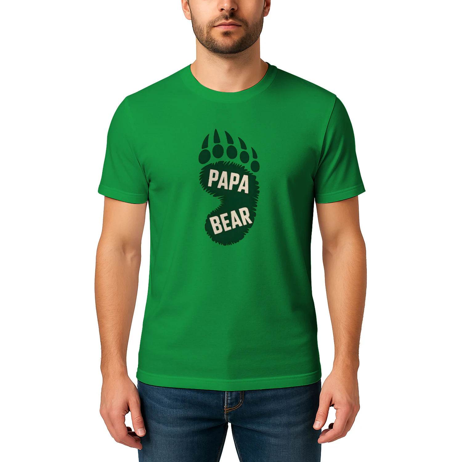 Papa Bear Classic Unisex T-Shirt | Bear Dad Shirt | Proud Father Gift | Dad Life Family Apparel