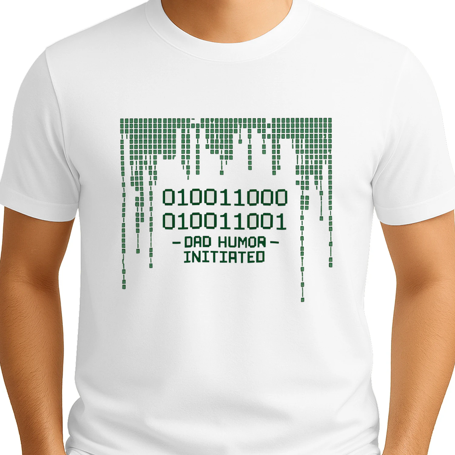 Dad Humor Initiated Classic Unisex T-Shirt | Funny Tech Dad Gift | Computer Dad Shirt | Geek Dad Apparel