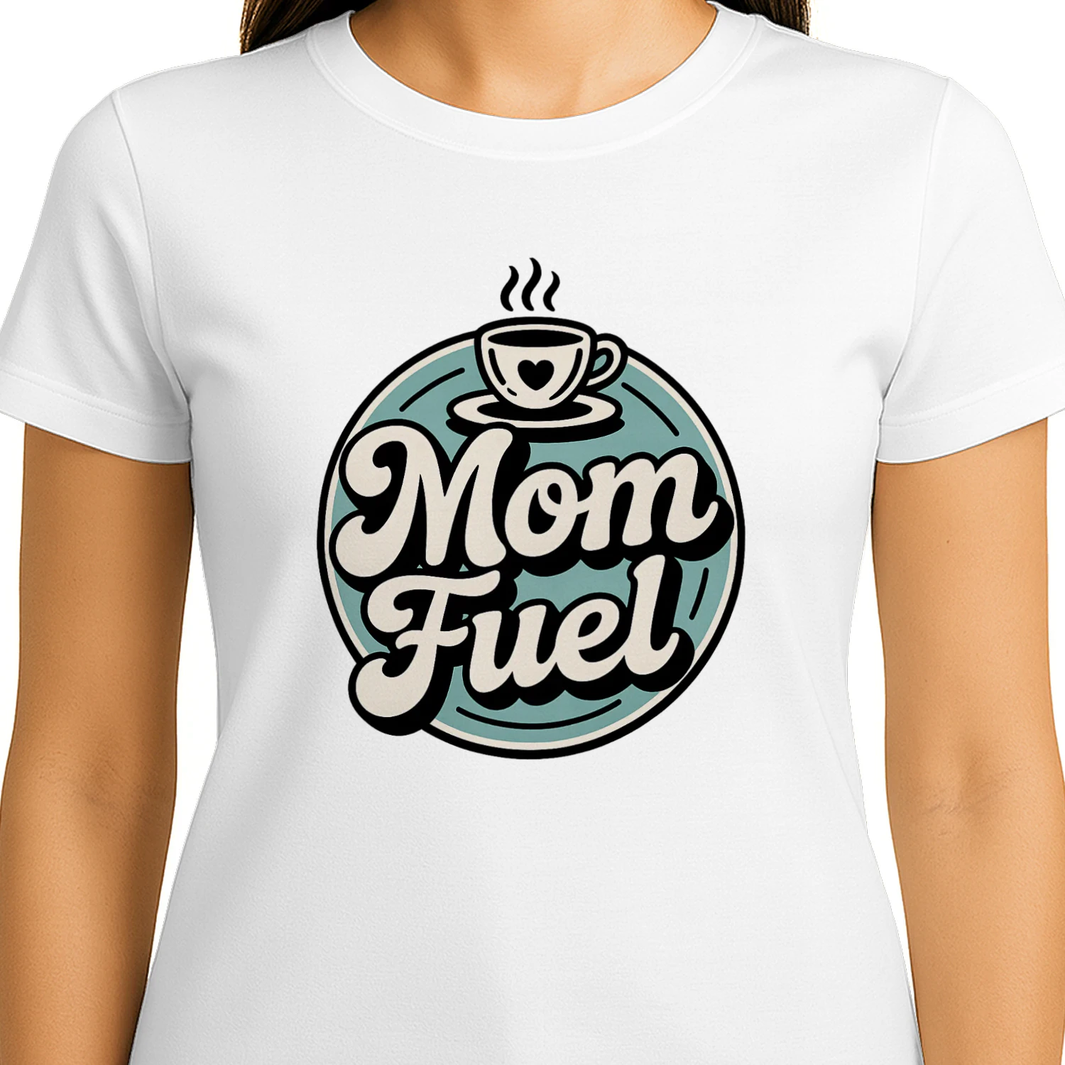 Mom Fuel Coffee Shirt, Funny Mom T-Shirt, Mama Coffee Lover Tee, Caffeine Mom Gift, Motherhood Shirt, Cute Mom Life Graphic Tee