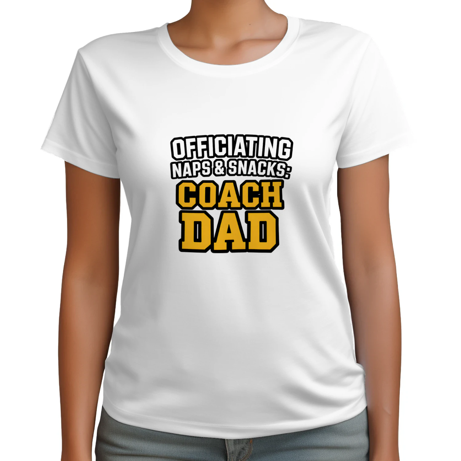 Coach Dad Classic Unisex T-Shirt | Officiating Naps & Snacks | Funny Sports Dad Gift | Game Day Shirt