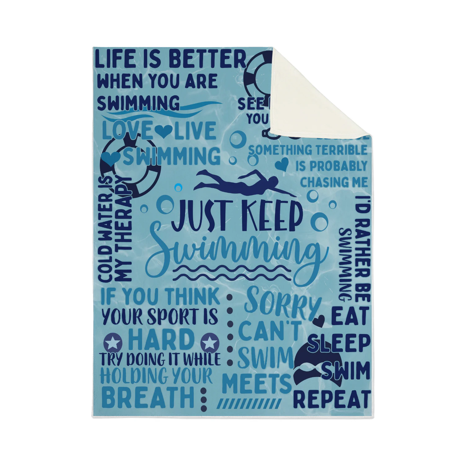 Just keep swimming Blanket