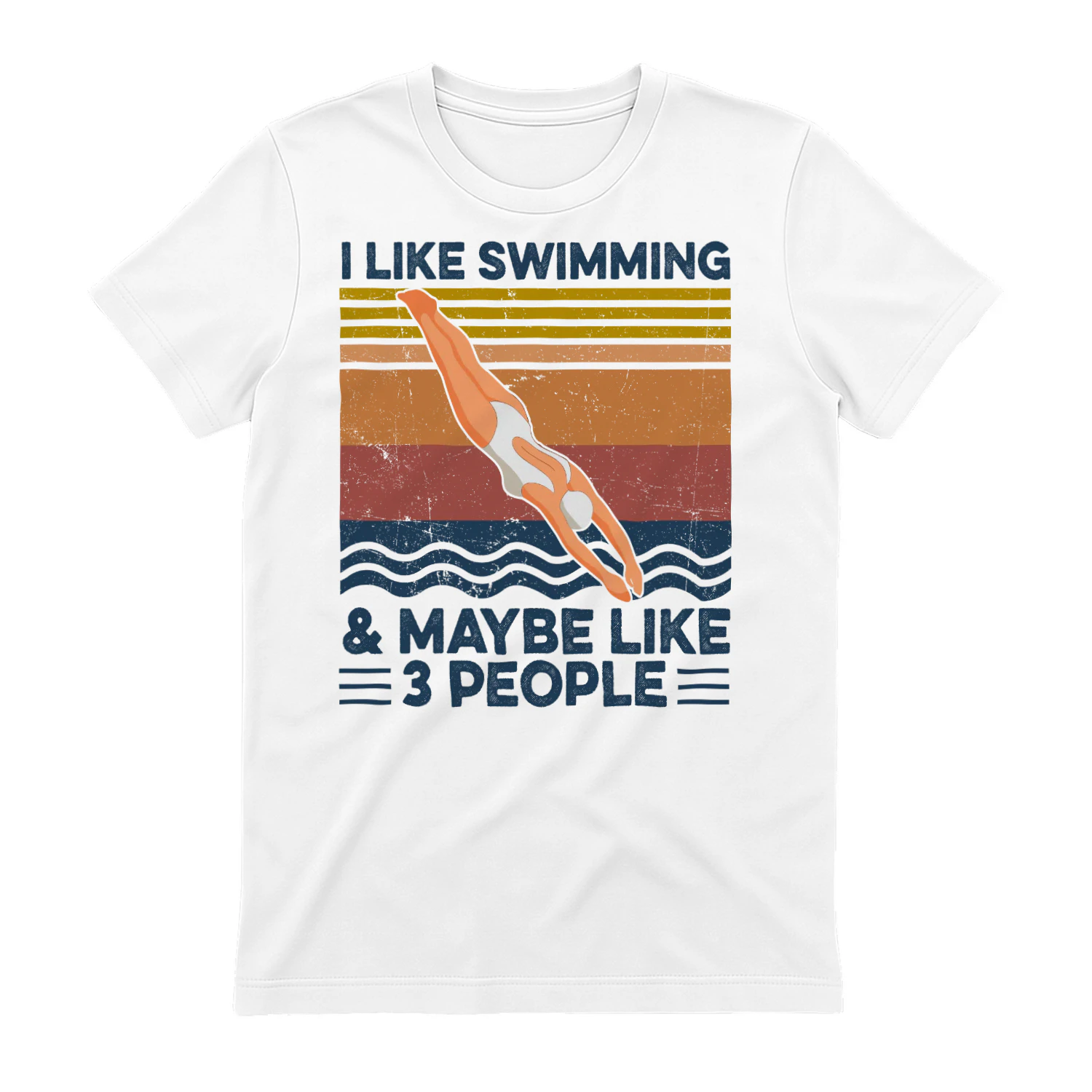 I like swimming and maybe like 3 people