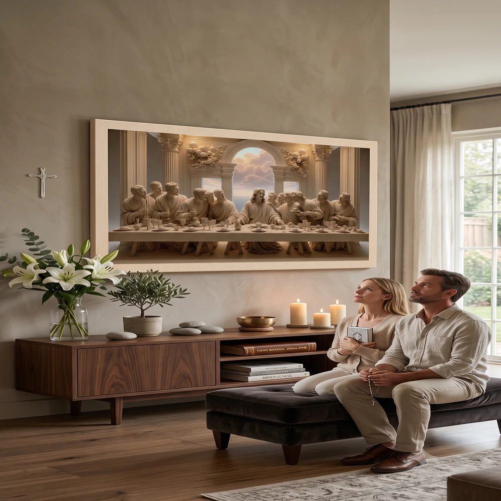 The Sacred Supper — Timeless Classical Canvas Wall Art