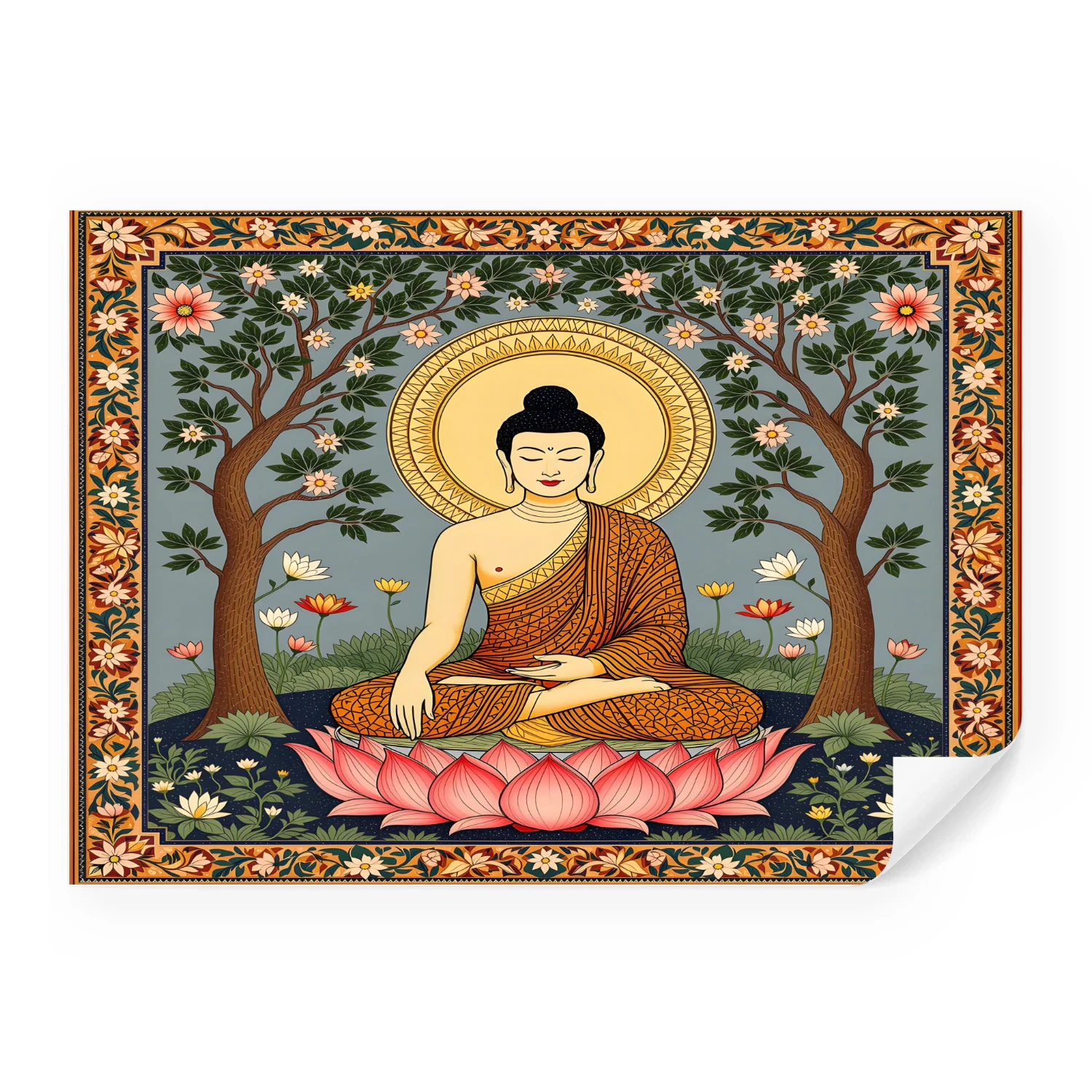 Buddha in the Garden of Serenity