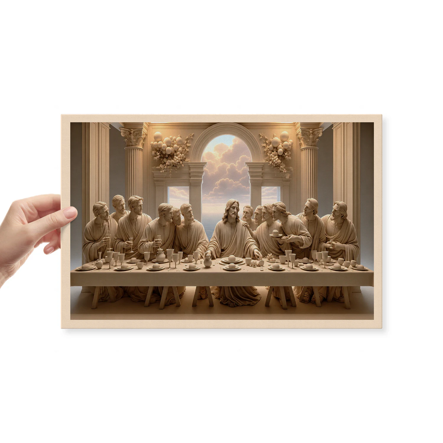 The Sacred Supper — Timeless Classical Canvas Wall Art