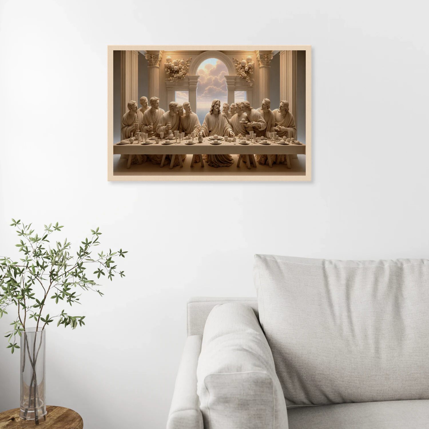 The Sacred Supper — Timeless Classical Canvas Wall Art