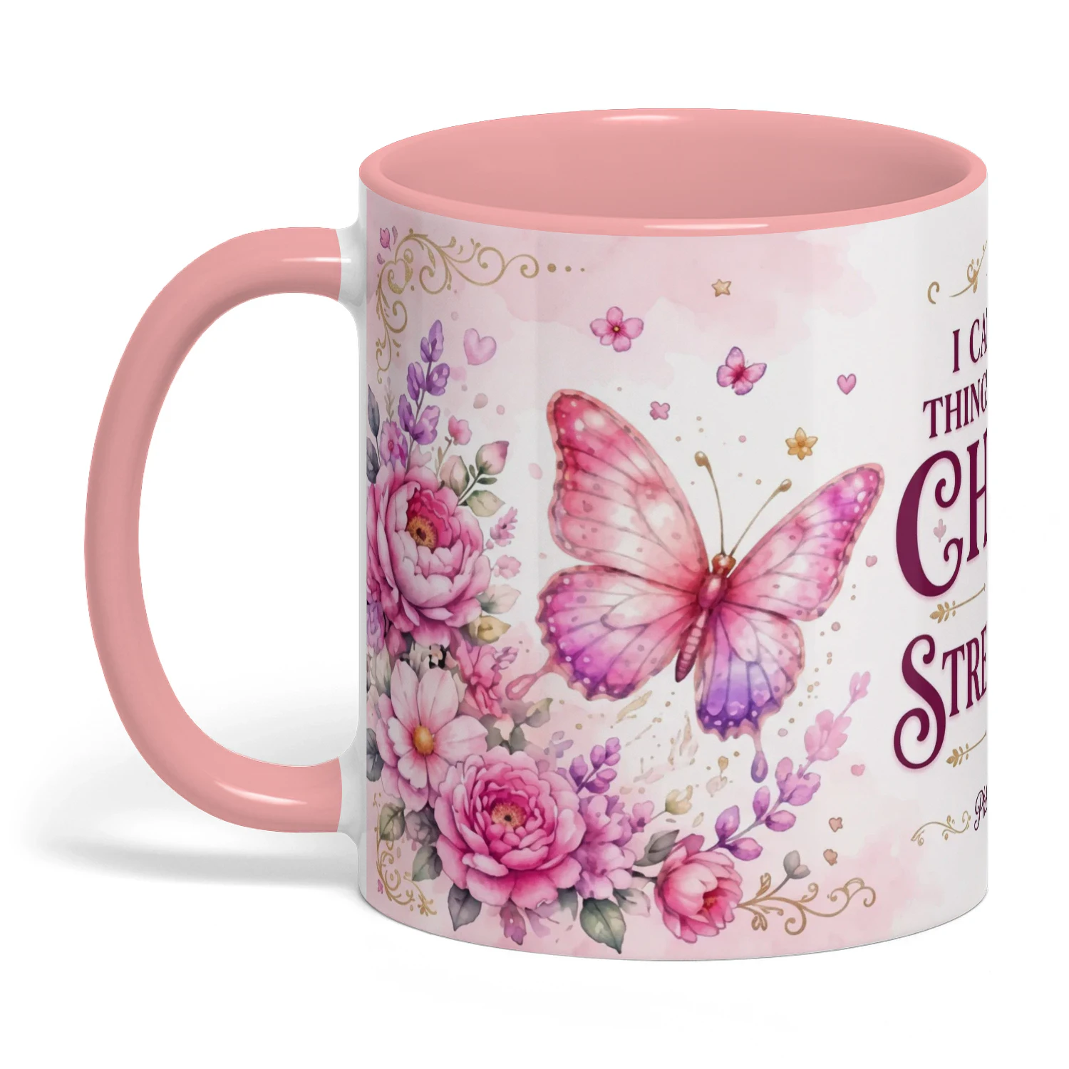 Christian Coffee Mug | "I can do all things through christ who strengthens me"