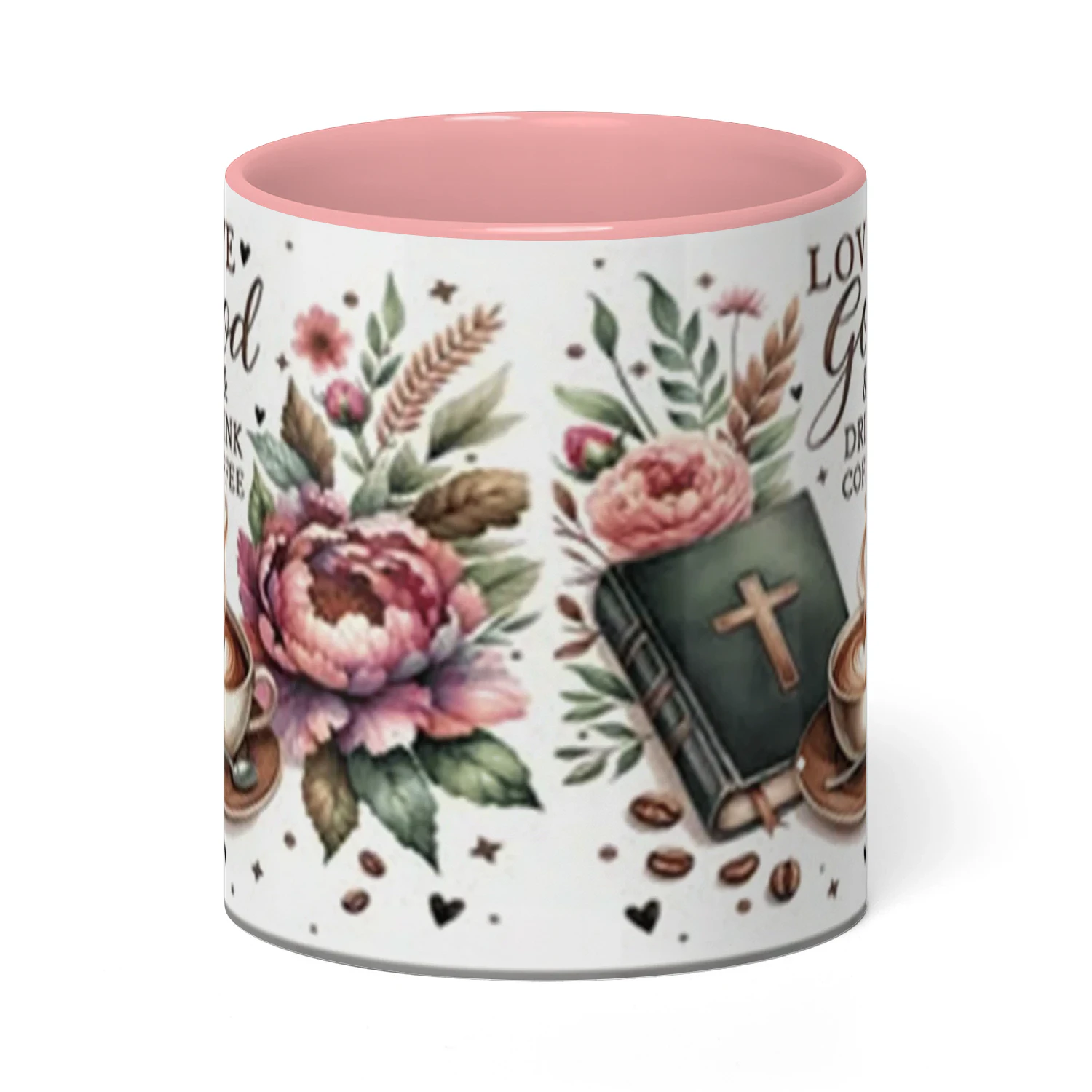 Christian Coffee Mug | "Love God & Drink Coffee"