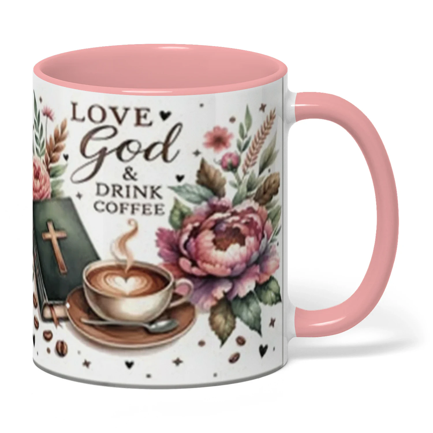 Christian Coffee Mug | "Love God & Drink Coffee"