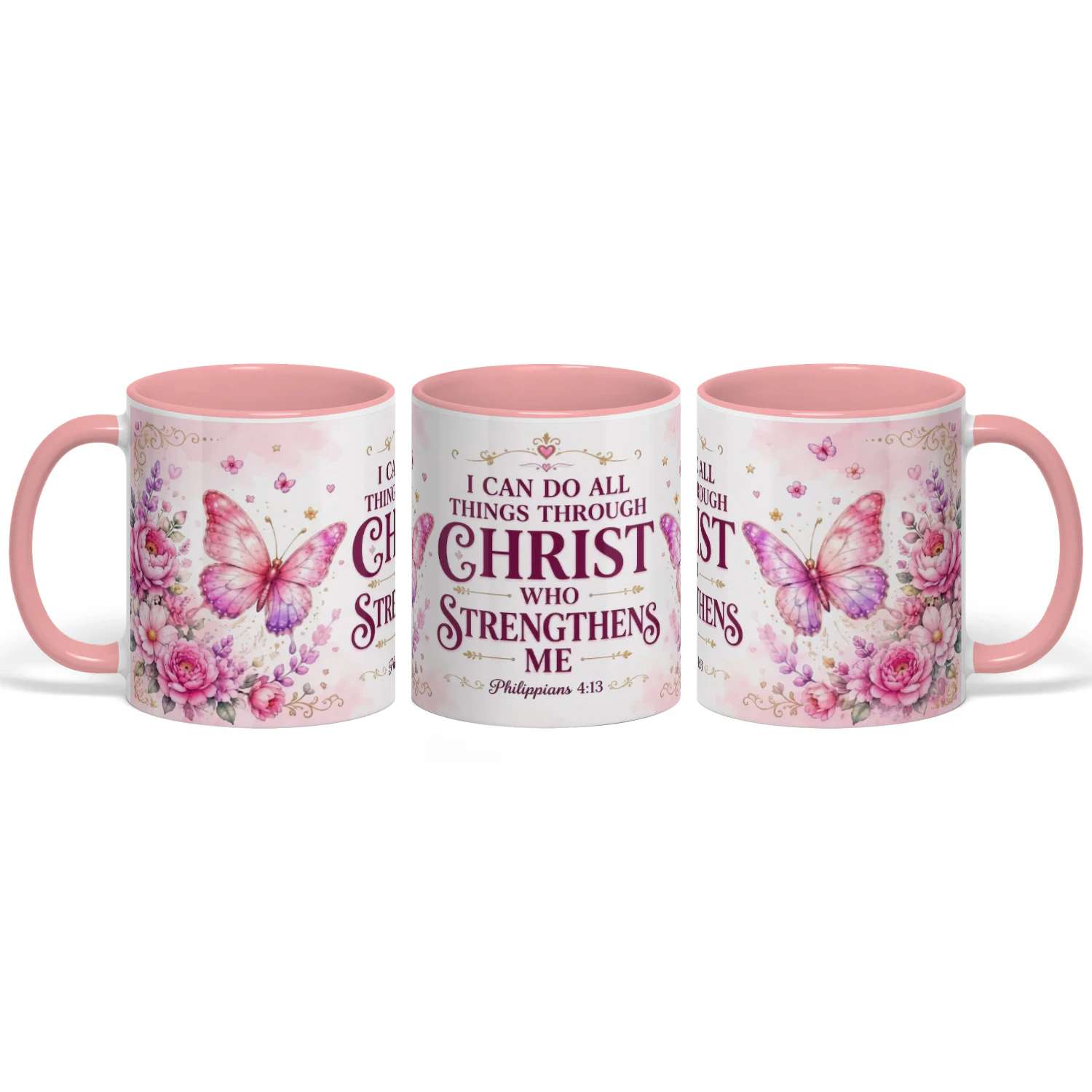 Christian Coffee Mug | "I can do all things through christ who strengthens me"