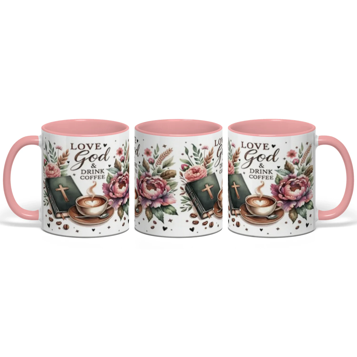 Christian Coffee Mug | "Love God & Drink Coffee"
