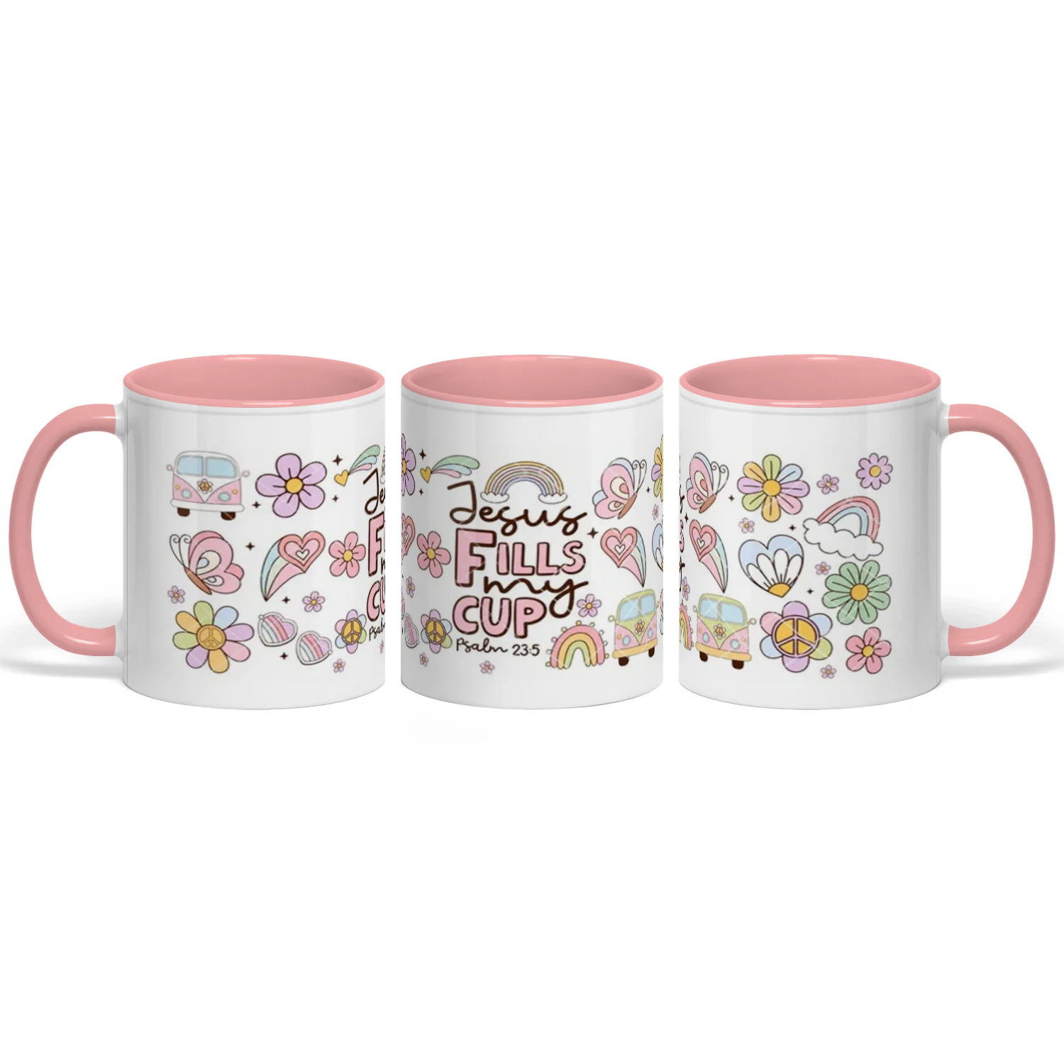 Christian Coffee Mug | "Jesus Fills my Cup"