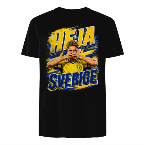 Heja Sverige Fotbollsdesign