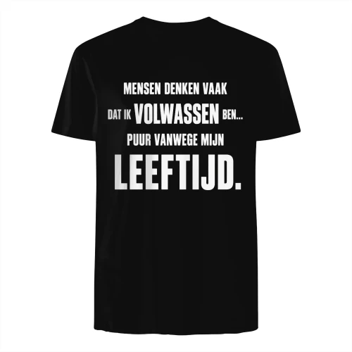 Volwassen? Puur vanwege mijn leeftijd