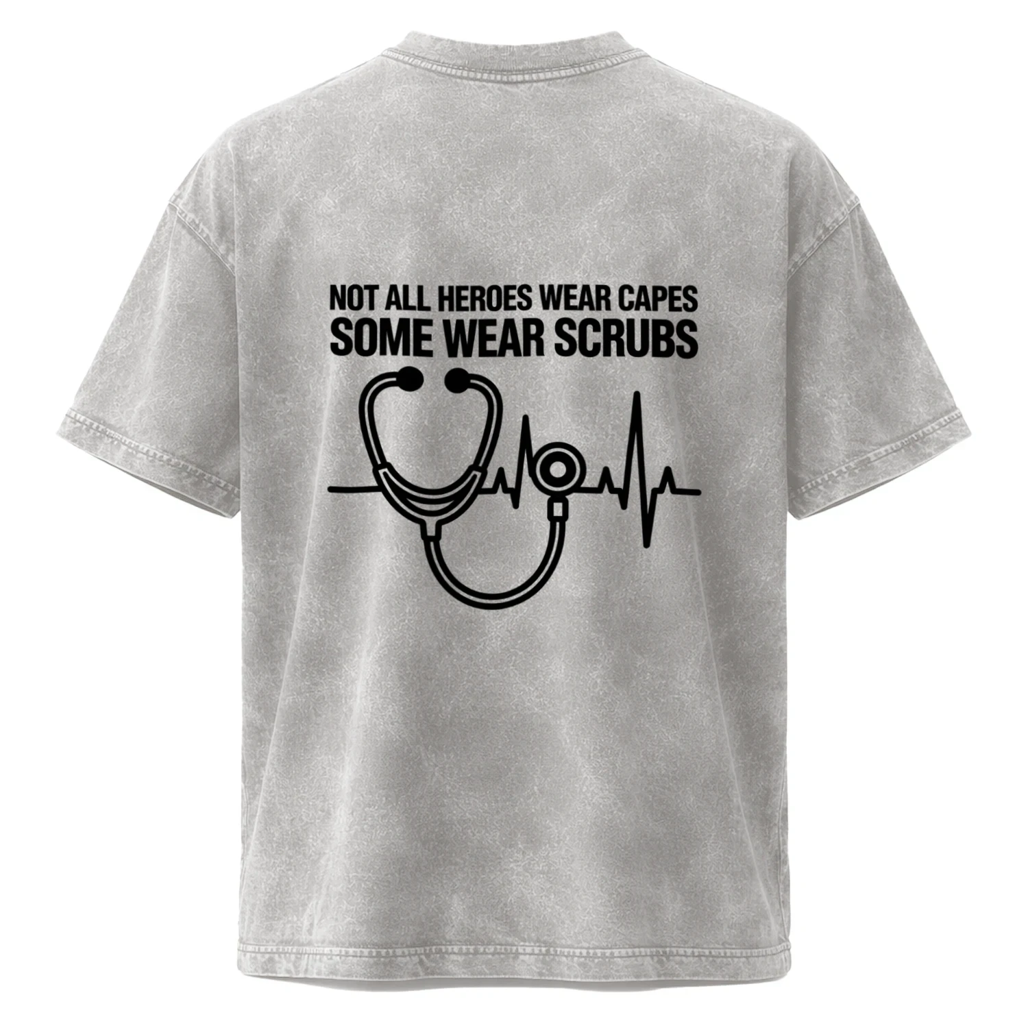 Not All Heroes Wear Capes Some Wear Scrubs Nurse T-Shirt