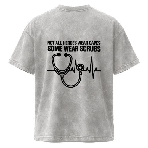 Nurse Hero Scrubs Life T-Shirt – Not All Heroes Wear Capes