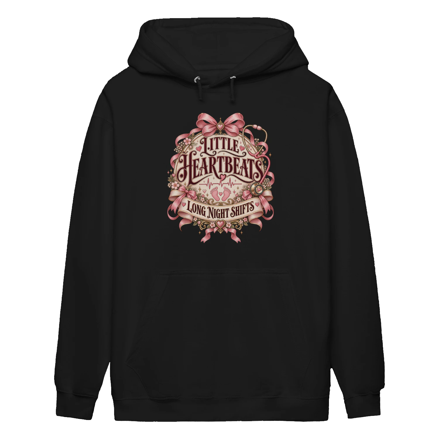 Little Heartbeats, Long Night Shifts t-shirt
