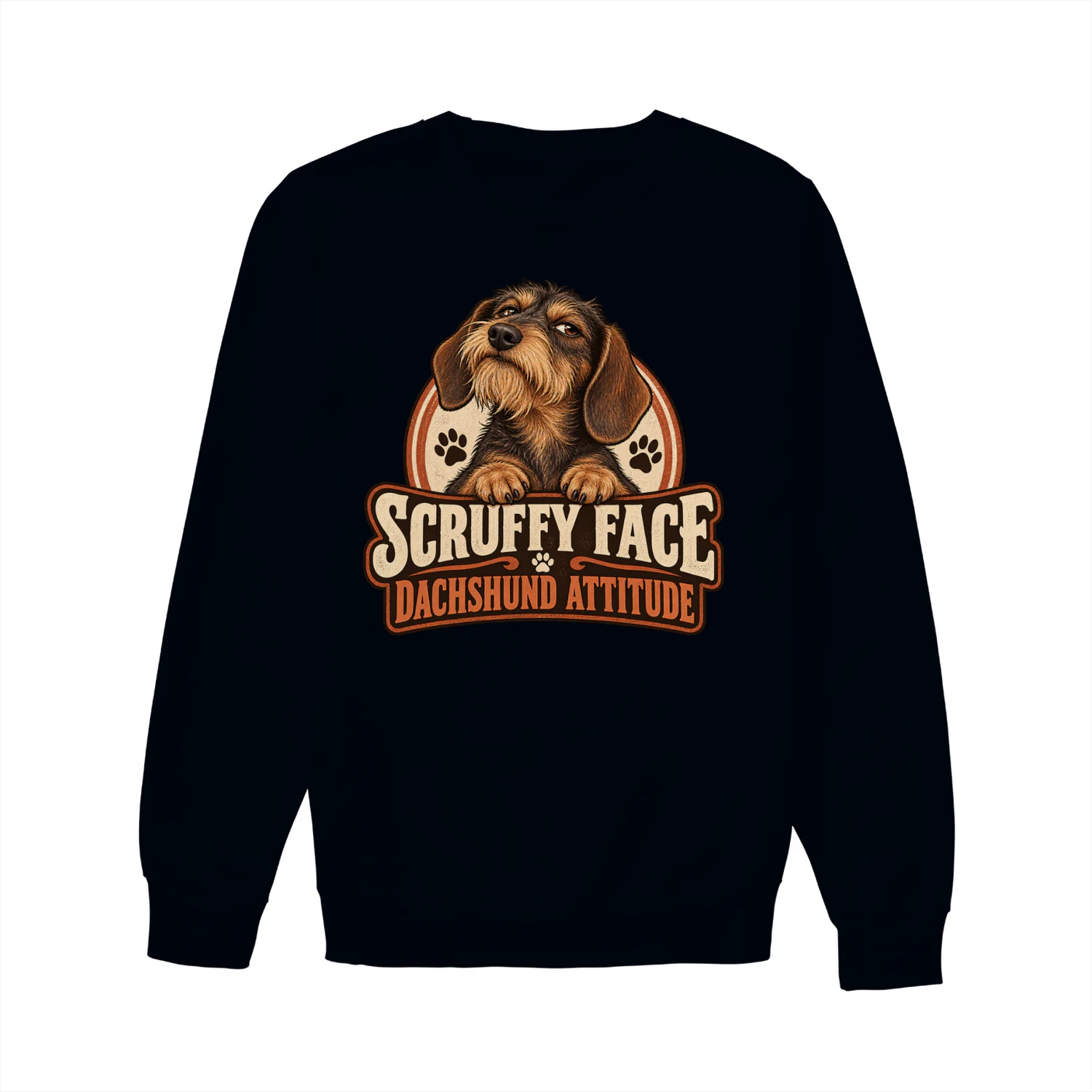 Scruffy Face Dachshund Attitude