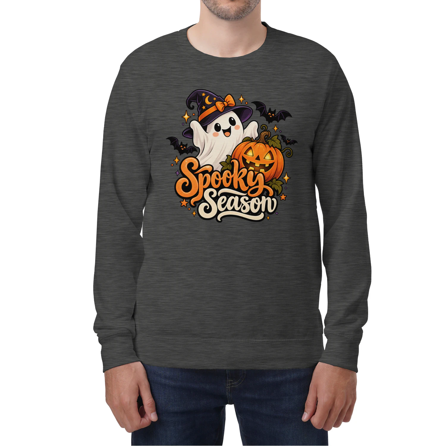 Spooky Season Ghost & Pumpkin Halloween