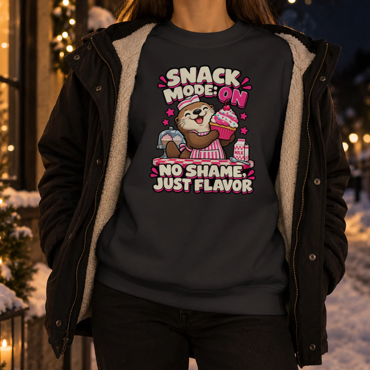 Funny Snack Mode On No Shame Just Flavor