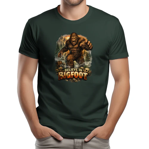 Bigfoot Believer Sasquatch Mountain Forest Funny Outdoor