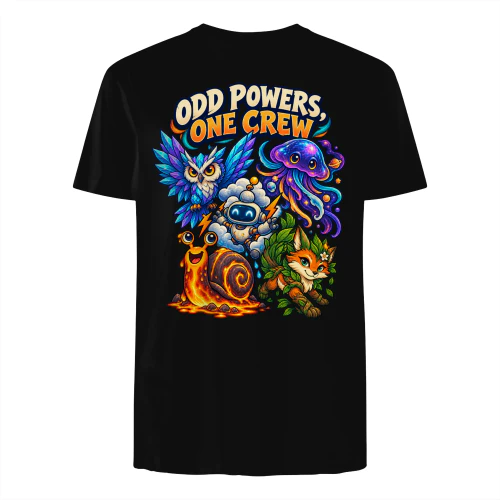 Odd Powers One Crew Colorful Elemental Fantasy Friends
