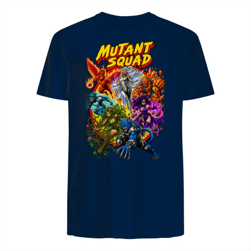 Mutant Squad – Epic Superpowered Heroes Comic Style Graphic Design