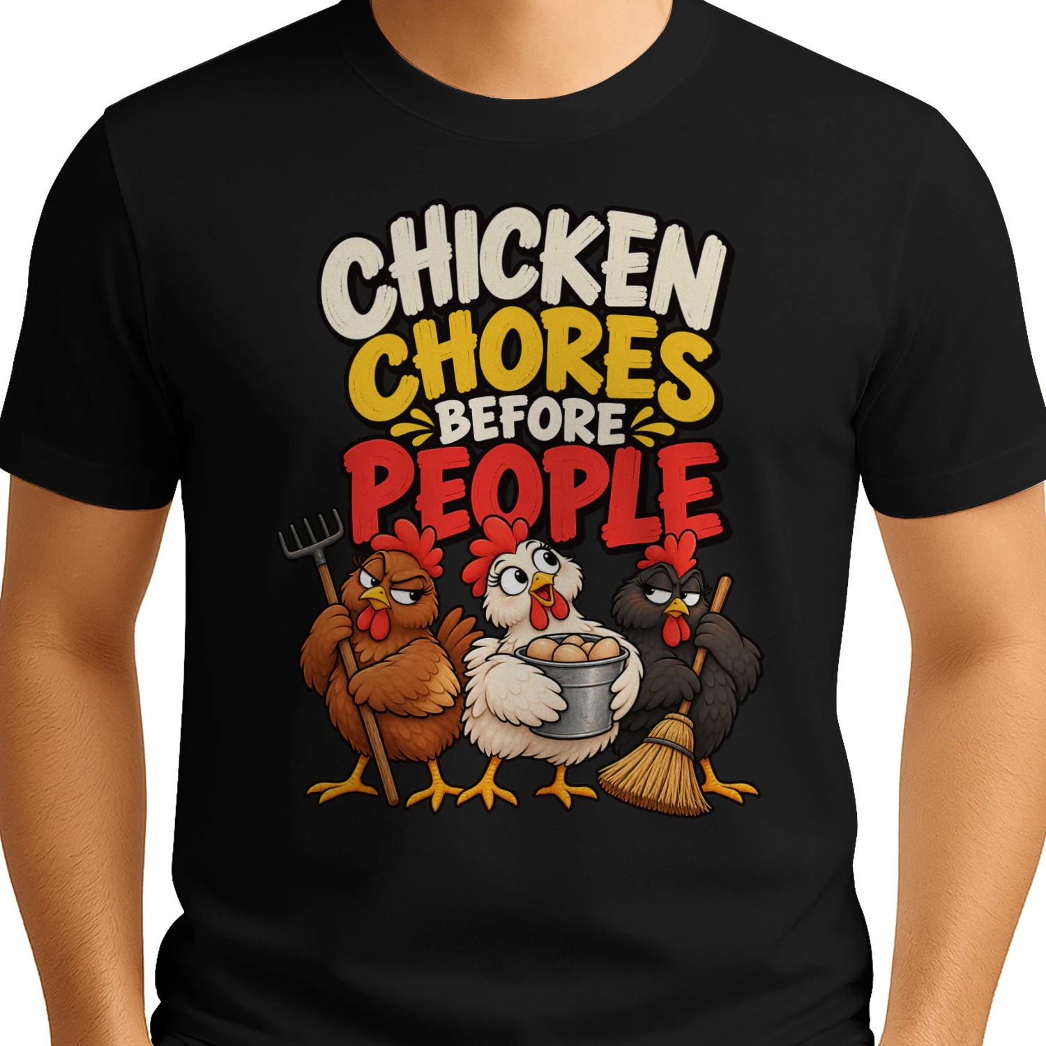 Chicken Chores Before People