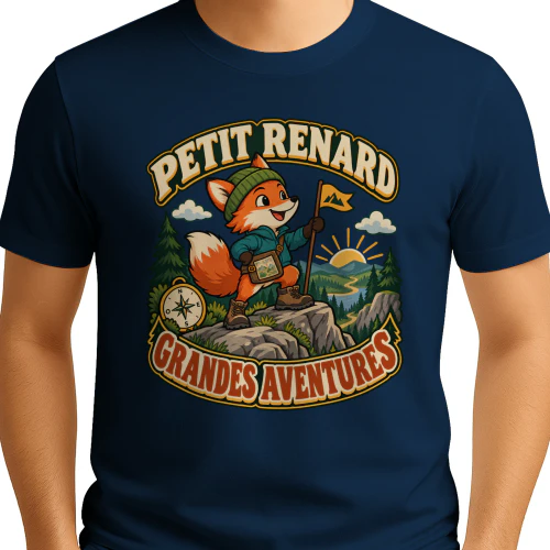Renard Aventurier en Montagne T-shirt