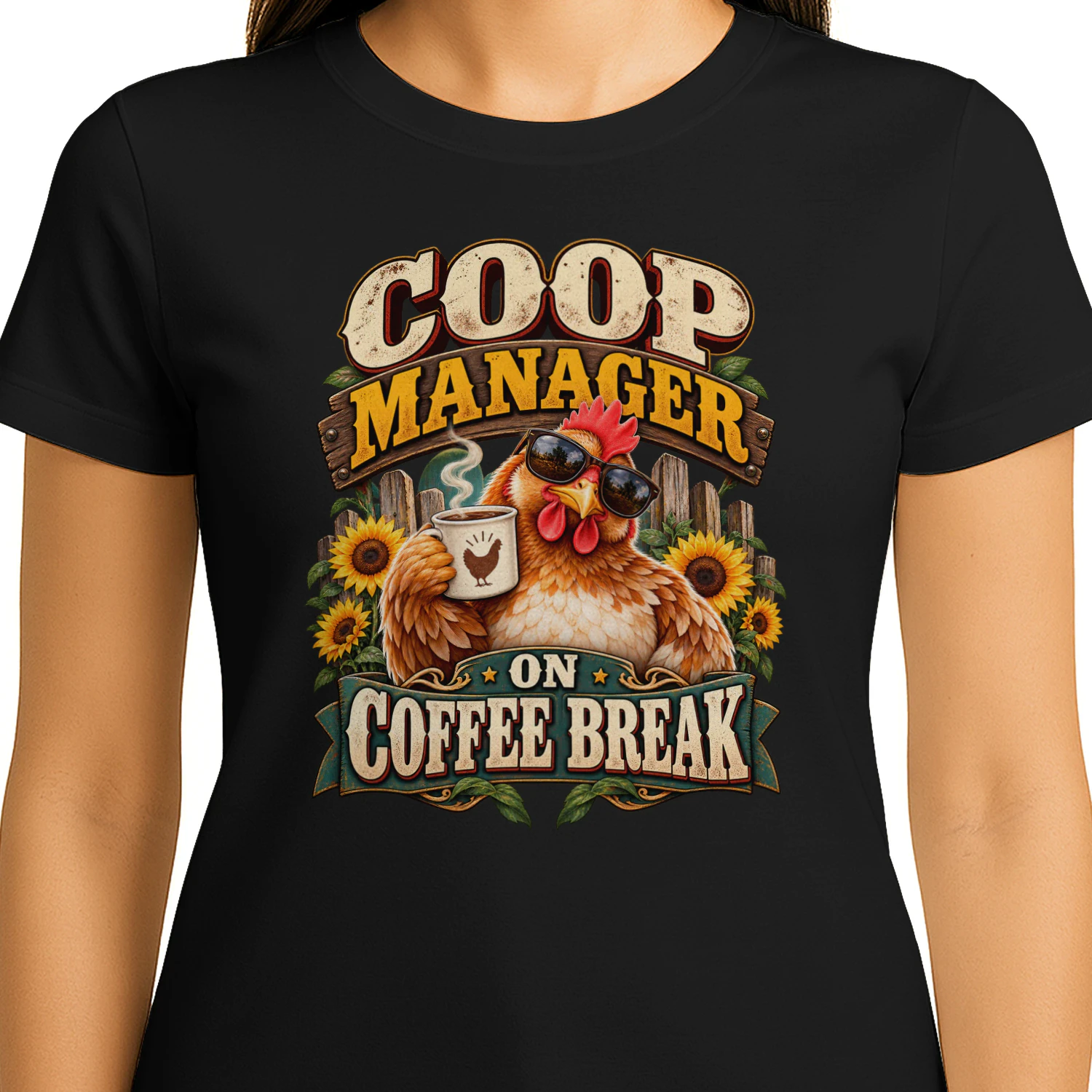 COOP MANAGER ON COFFEE BREAK