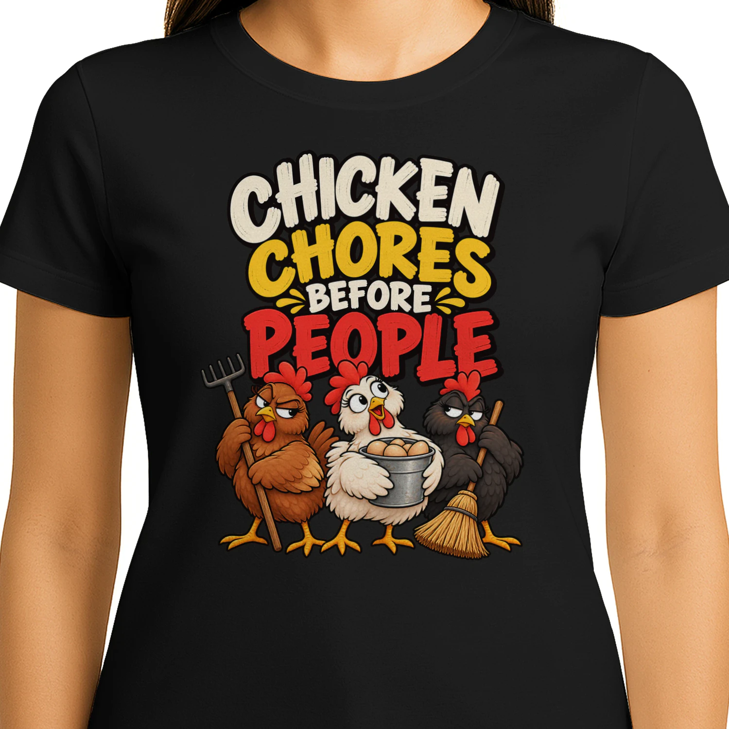 Chicken Chores Before People