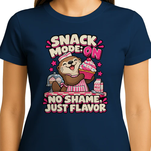 Snack Mode: On! No Shame, Just Flavor – Funny Otter