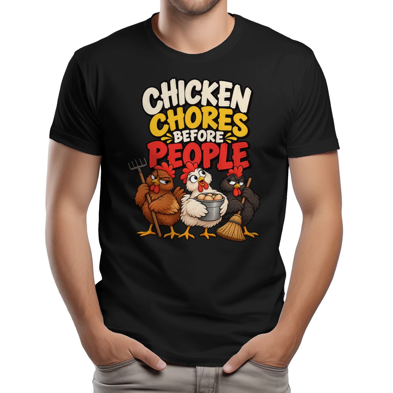 Chicken Chores Before People