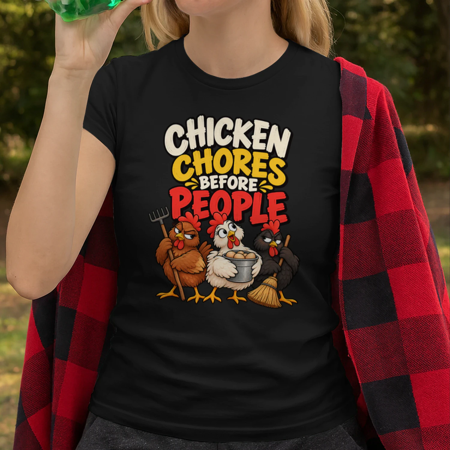 Chicken Chores Before People