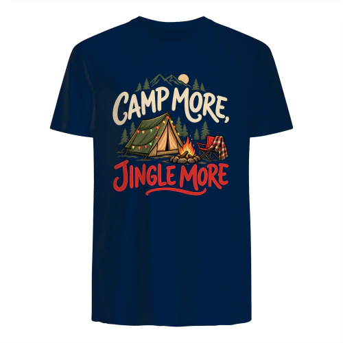 Camp More Jingle More Christmas Camping Shirt